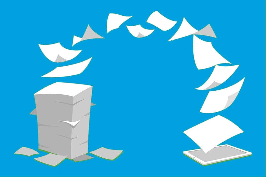 Stop taking 18 minutes to find your paper files with a Document Management solution. 